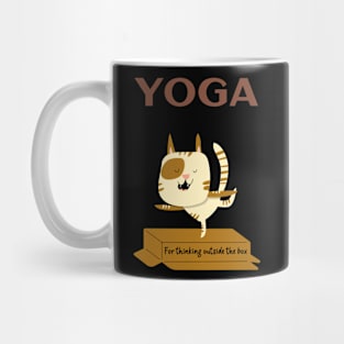 Yoga For Thinking Outside The Box Mug